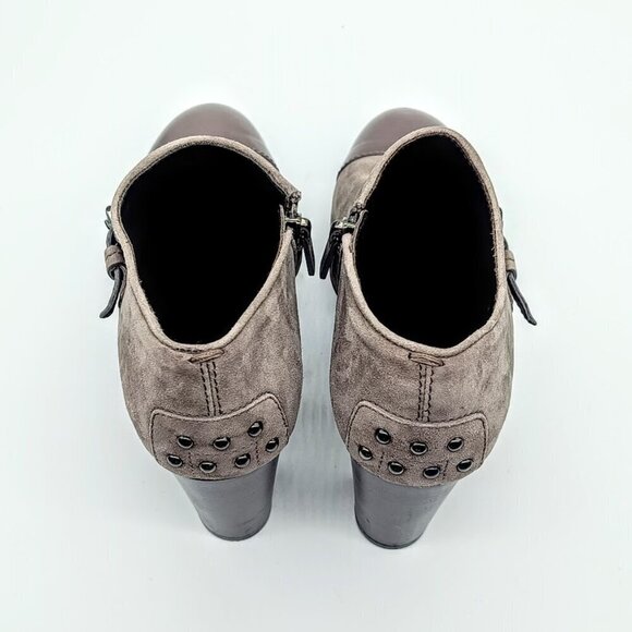 Tod's Italian Suede Leather Toe Studded Heel Boots - EU 35 - Picture 5 of 12